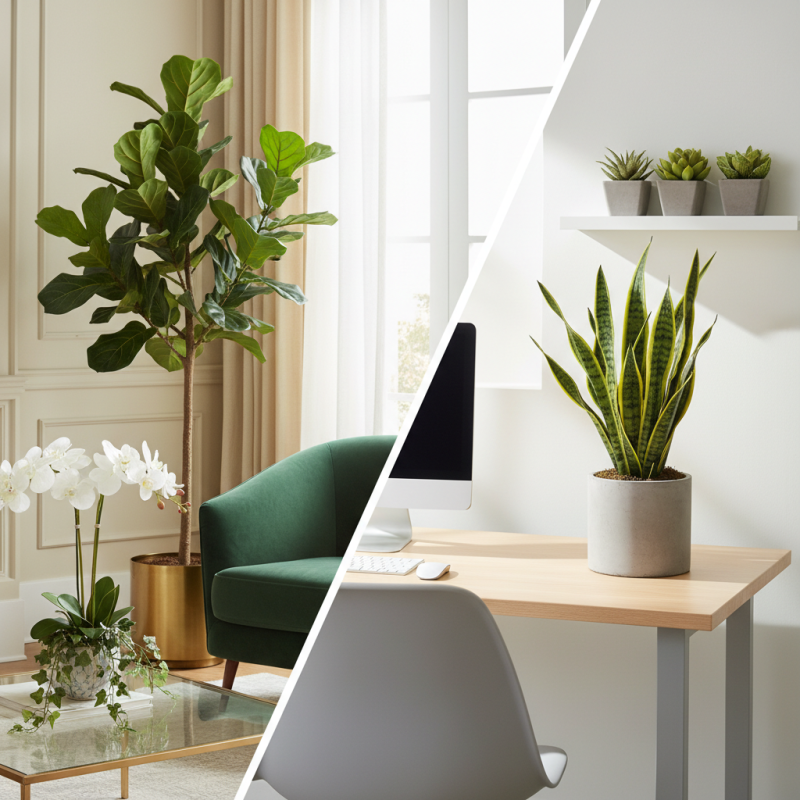 China Top 10 Tips for Choosing Silk or Plastic Plants?