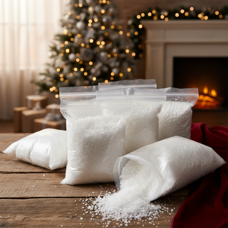 Top Fake Snow Bags for Holiday Decor in China?