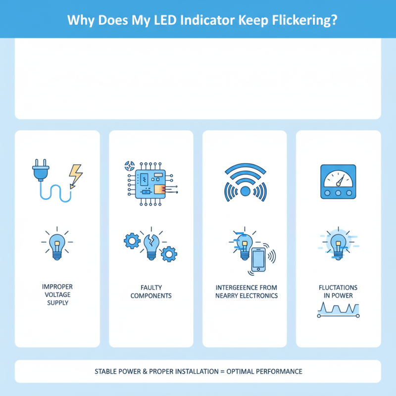 Why Does My LED Indicator Keep Flickering?