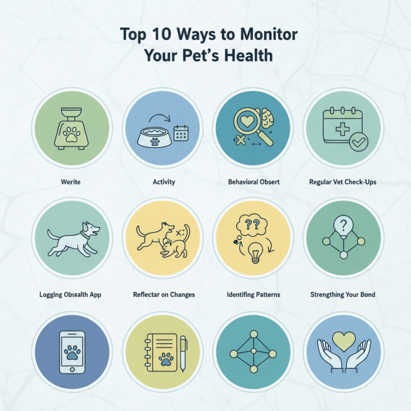 Top 10 Ways to Monitor Your Pet's Health Condition Effectively?