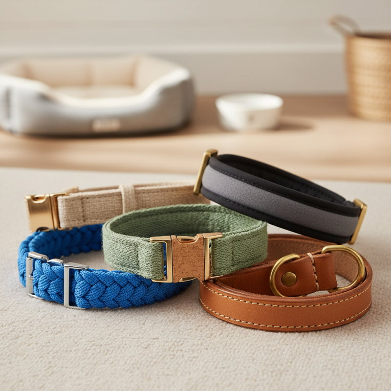 What is the best material for pet collars for durability and comfort?