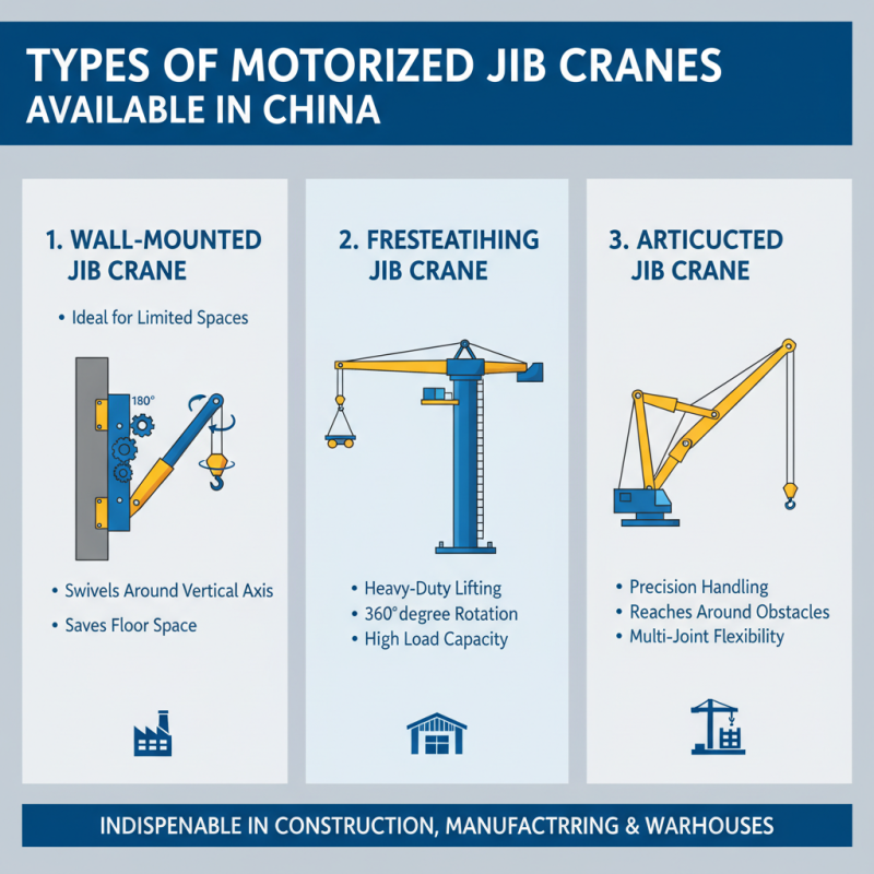 China Best Motorised Jib Crane Types and Their Key Features?