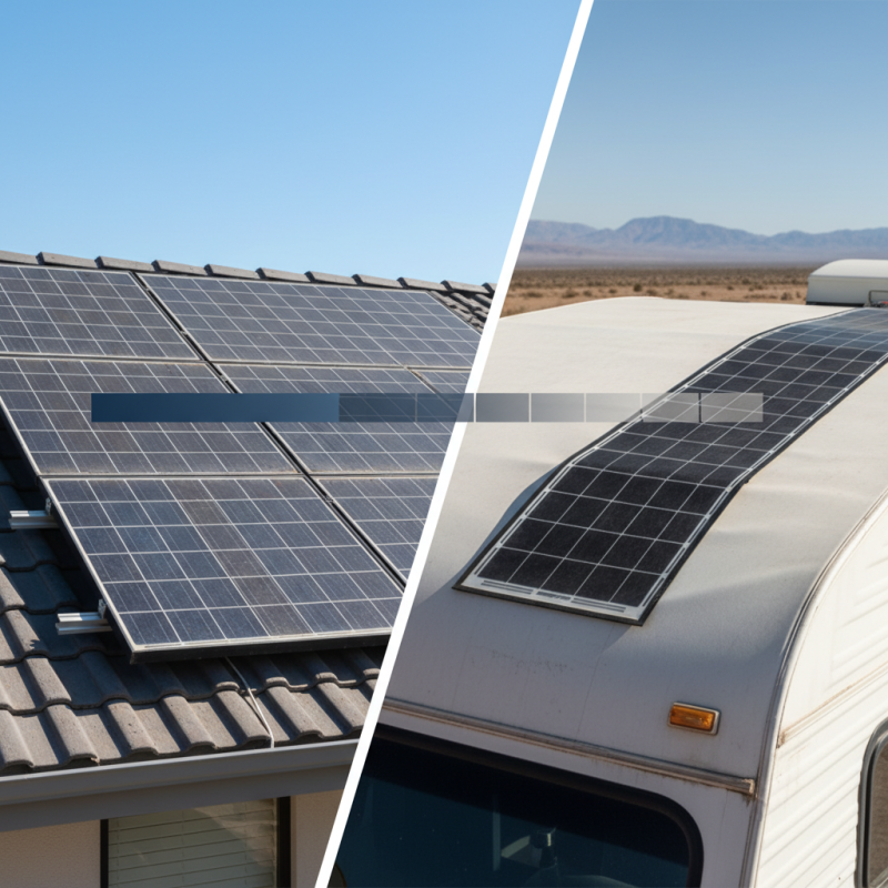 What is the lifespan of flexible versus rigid solar panels?