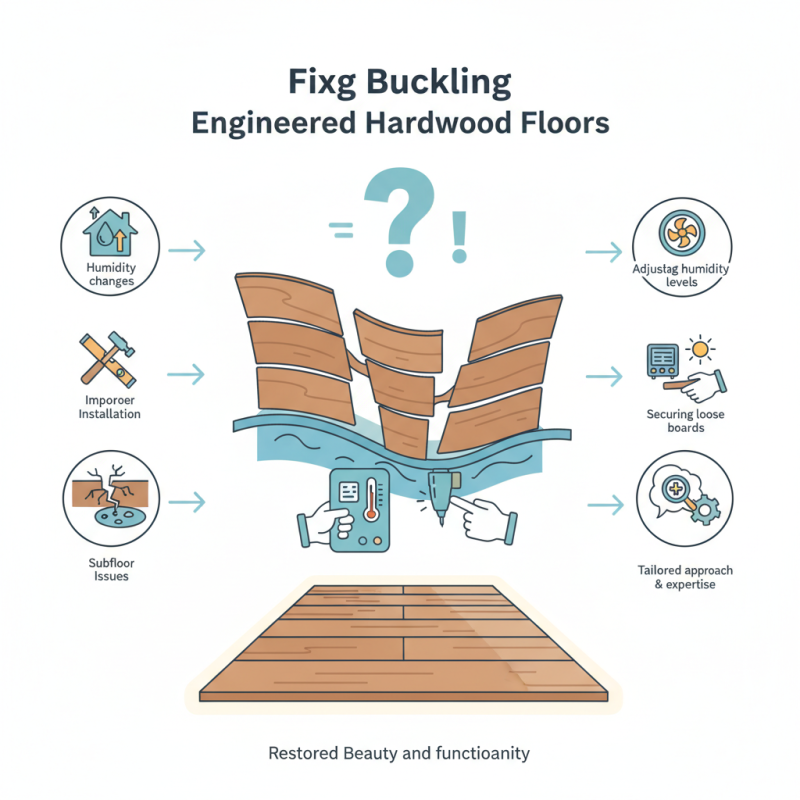 How to Fix Buckling Engineered Hardwood Floors Fast?