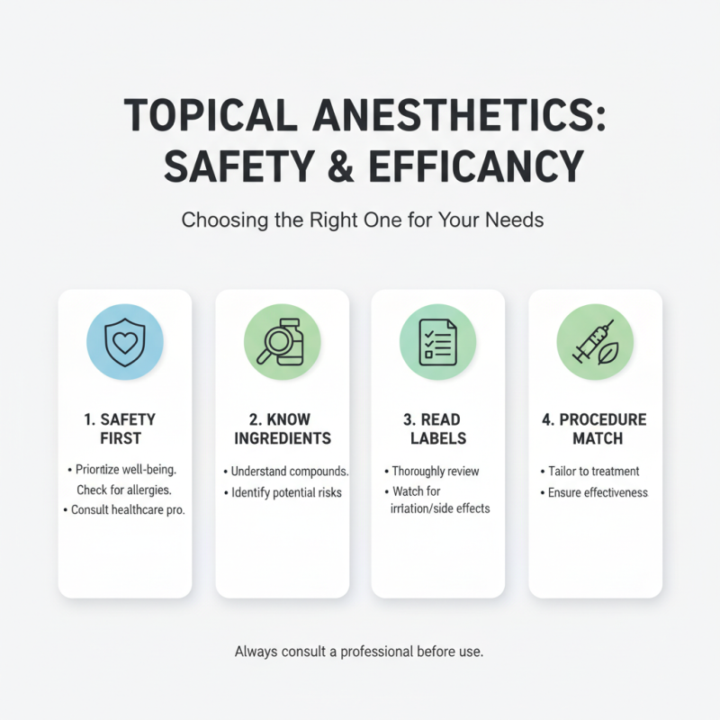 Top 5 Tips for Choosing the Right Topical Anesthetic?