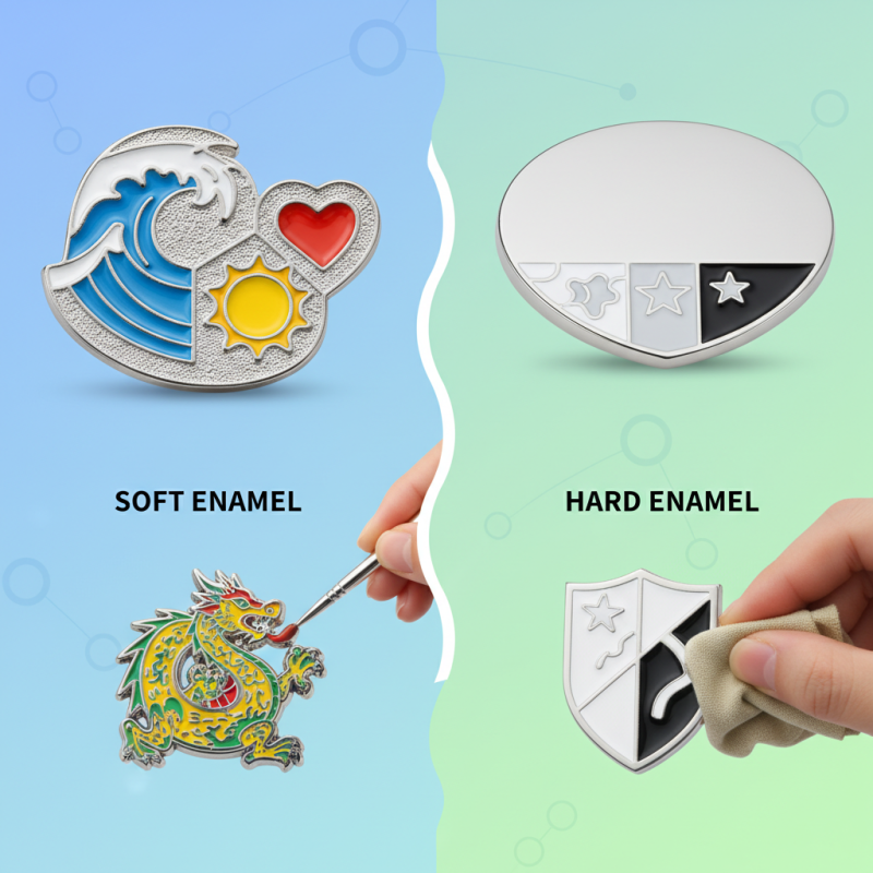 Top 10 Differences Between Soft and Hard Enamel Crafts?