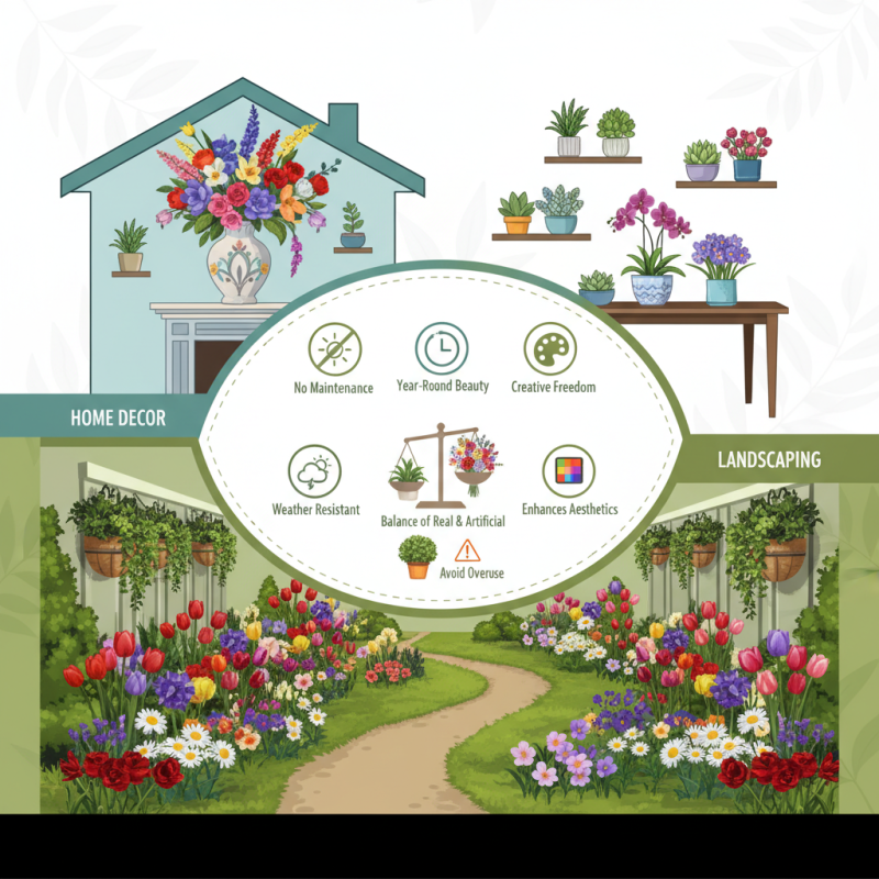 Top Benefits of Using Plastic Flowers in Home Decor and Landscaping?