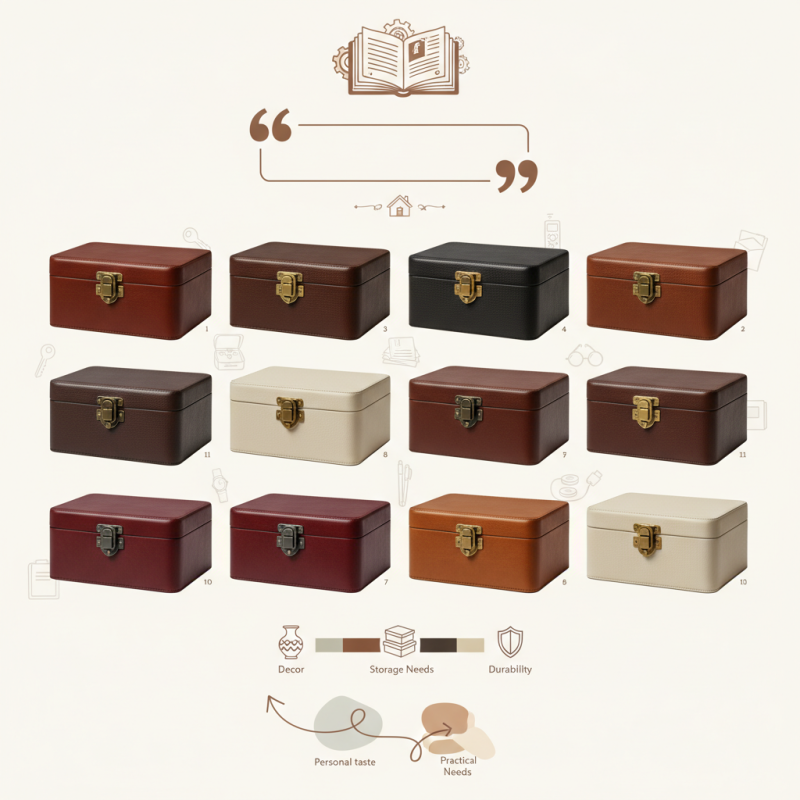 Top 10 Genuine Leather Storage Boxes for Stylish Organization?