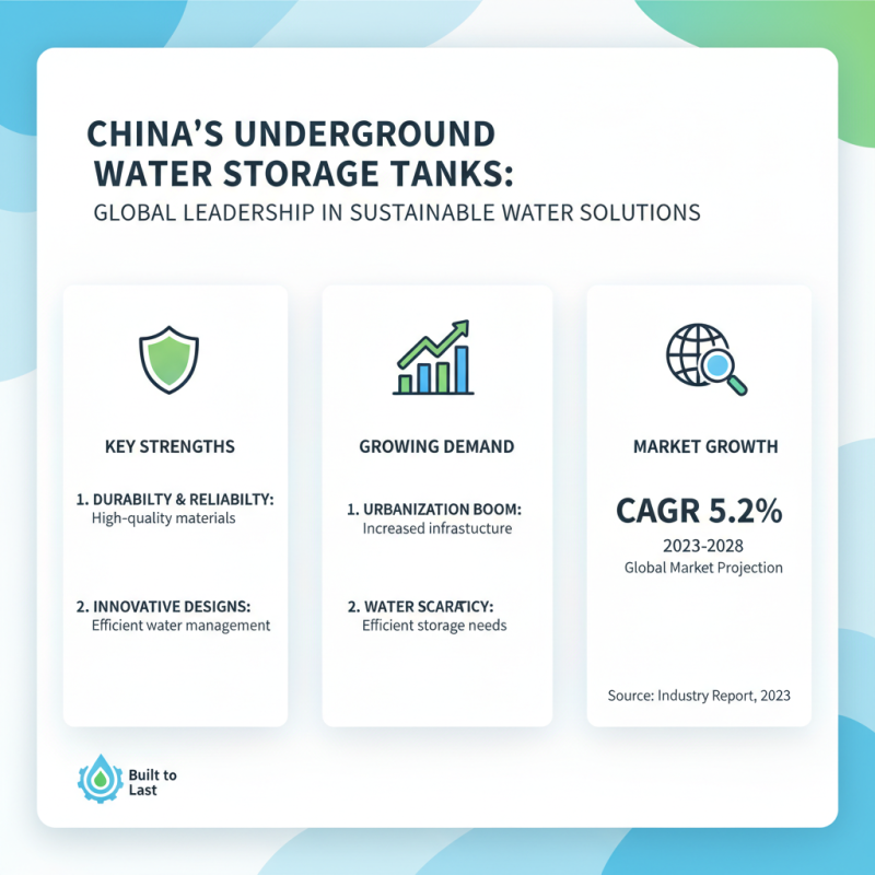 China Best Underground Water Storage Tanks for Global Buyers?