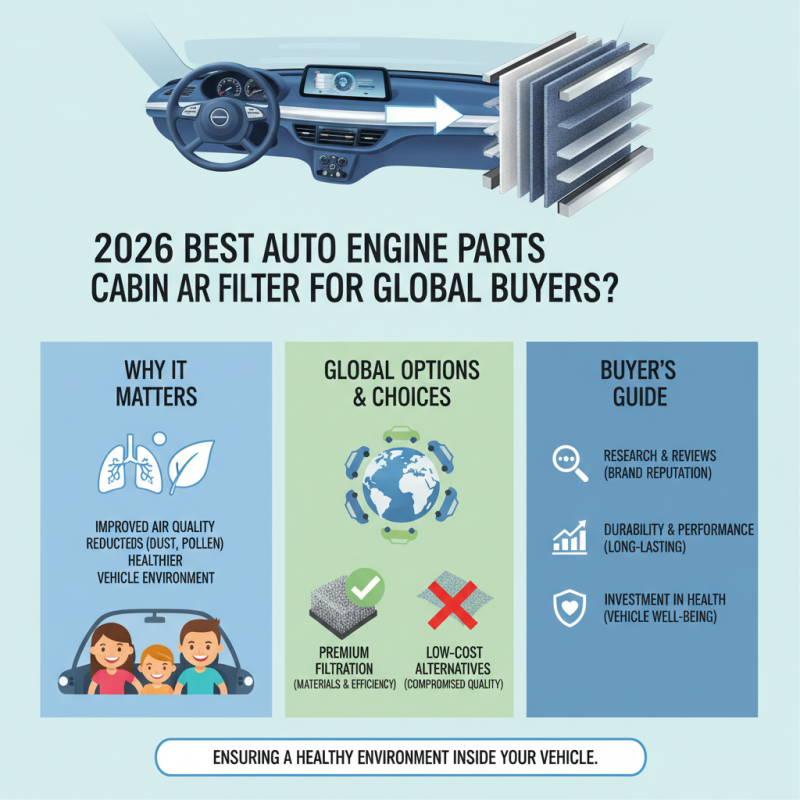 2026 Best Auto Engine Parts Cabin Air Filter for Global Buyers?