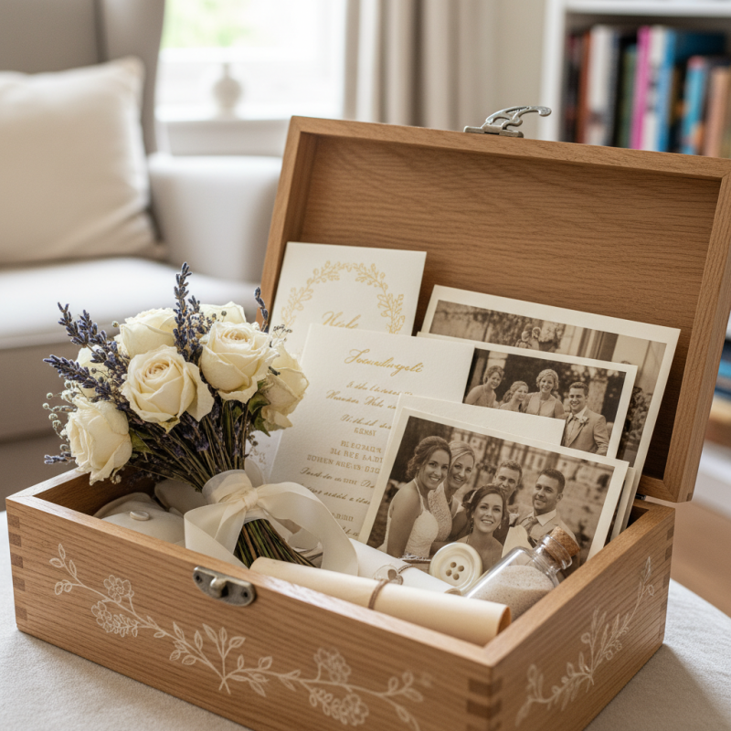 2026 How to Create the Perfect Wedding Memorial Box?