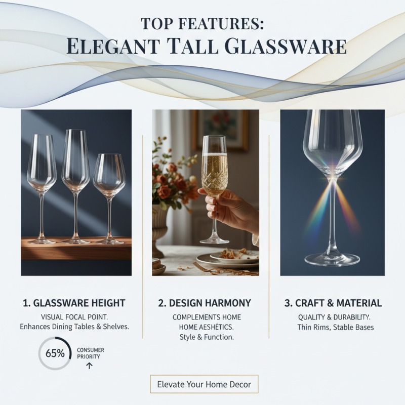 Top 10 Elegant Glassware Tall Designs for Your Home Decor?
