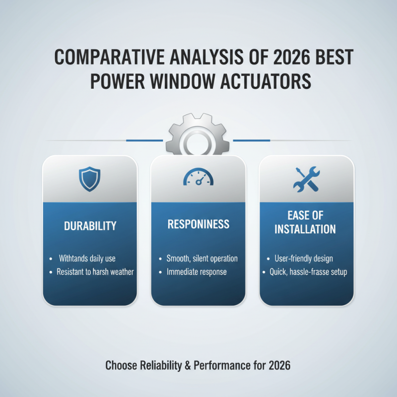 2026 Best Power Window Actuator for Global Buyers?