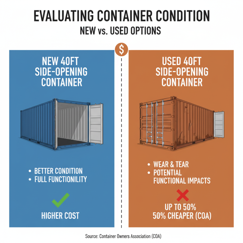 How to Choose the Right 40ft Side Opening Shipping Container for Your Needs?