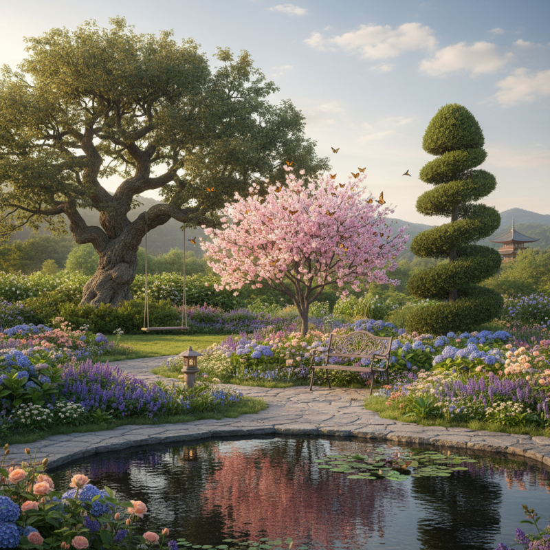 Best Garden Decor Tree Ideas for Your Outdoor Space?