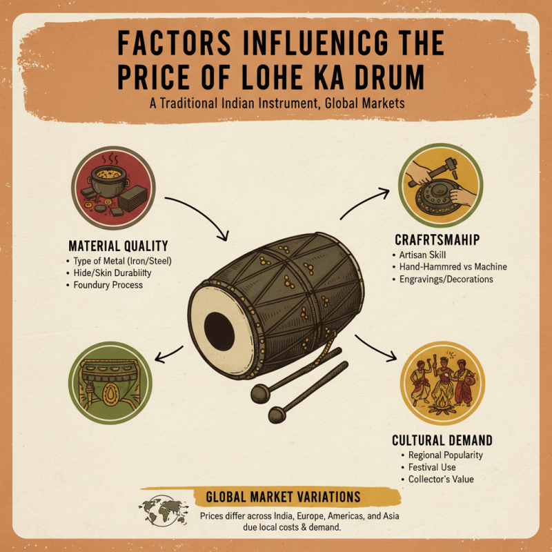 What is the Average Price of Lohe Ka Drum in Global Markets?