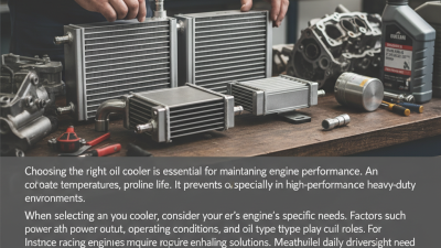 How to Choose the Right Oil Cooler for Your Engine Needs?
