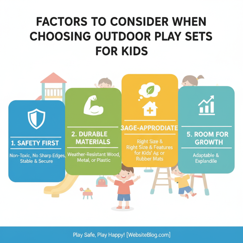 How to Choose the Best Outdoor Play Sets for Kids?
