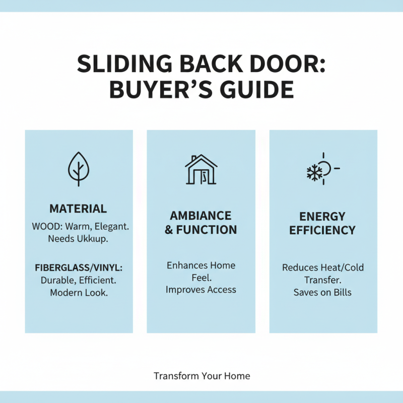 How to Choose the Best Sliding Back Door for Your Home?