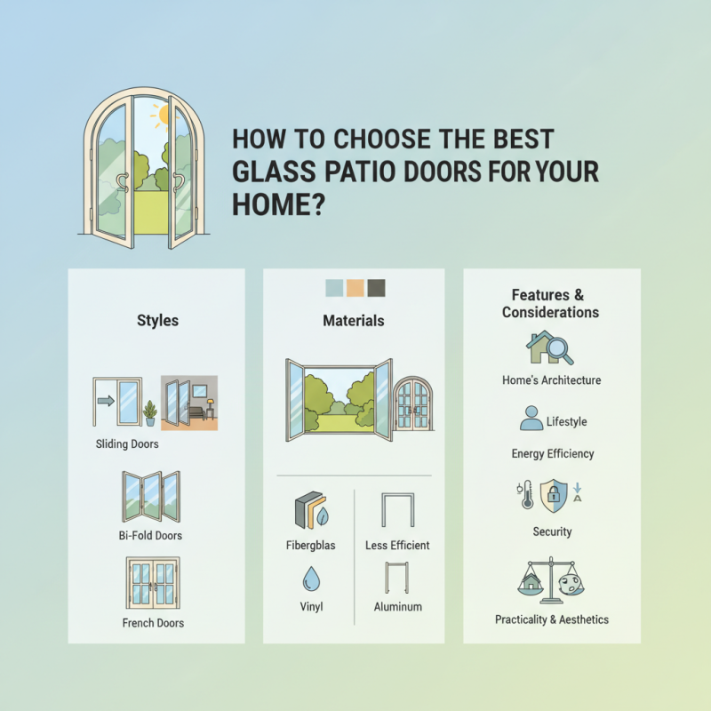 How to Choose the Best Glass Patio Doors for Your Home?