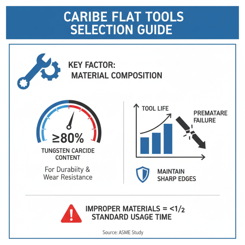 How to Choose Carbide Flat Tools for Optimal Performance?