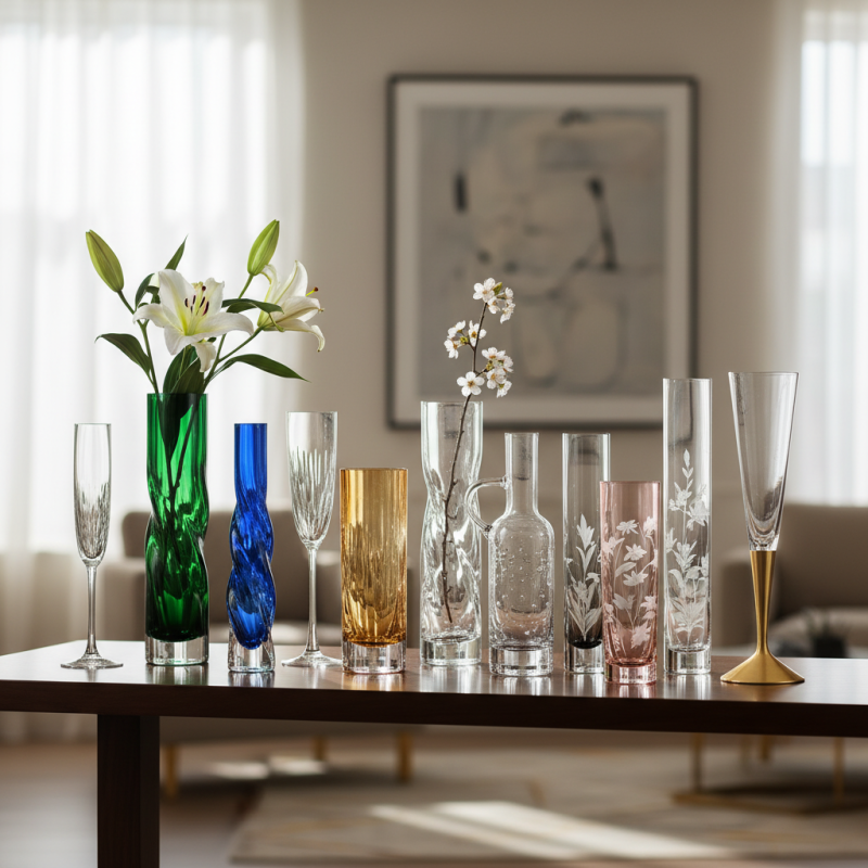 Top 10 Elegant Glassware Tall Designs for Your Home Decor?
