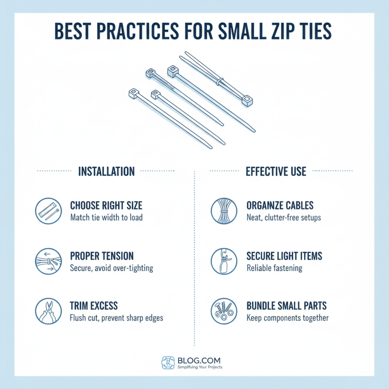 Why Choose Small Zip Ties for Your Projects and Needs?