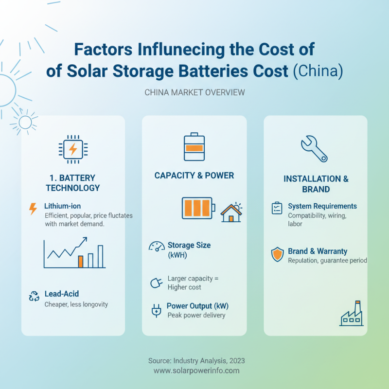 How Much Do China Best Solar Storage Batteries Cost?