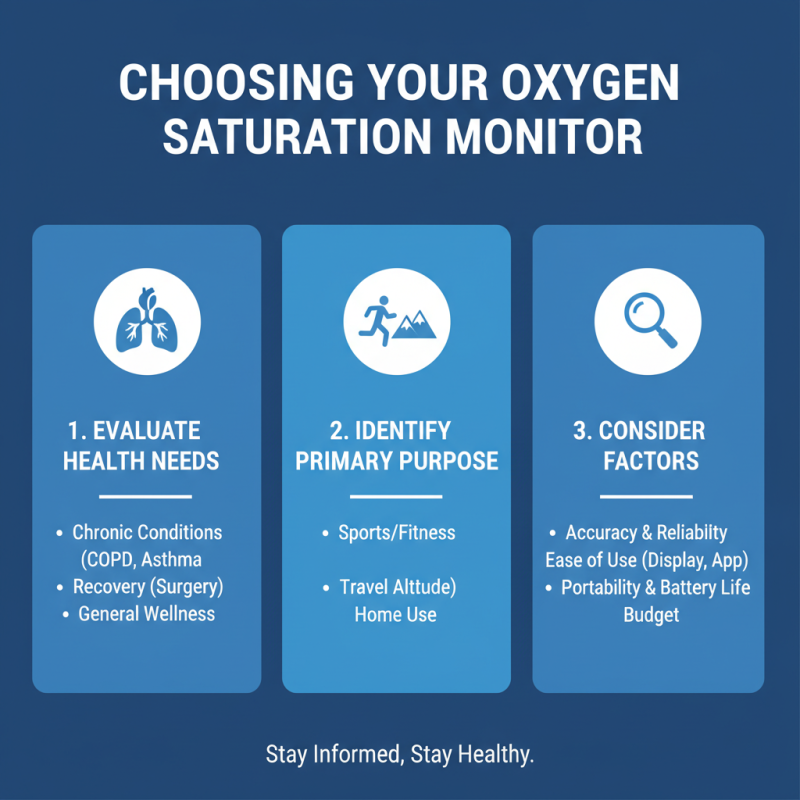 Why Use an Oxygen Saturation Monitor for Your Health Needs?