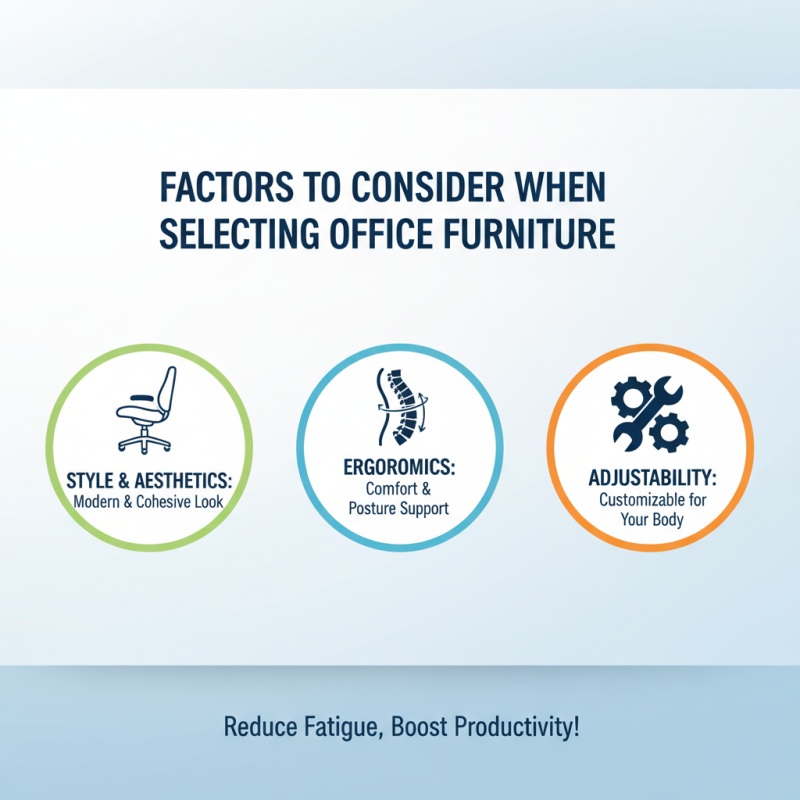 How to Choose Stylish Office Furniture for a Productive Workspace?