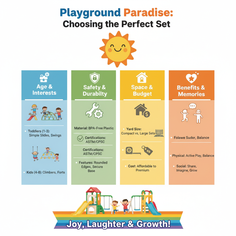 How to Choose the Best Plastic Playground Set for Your Kids?
