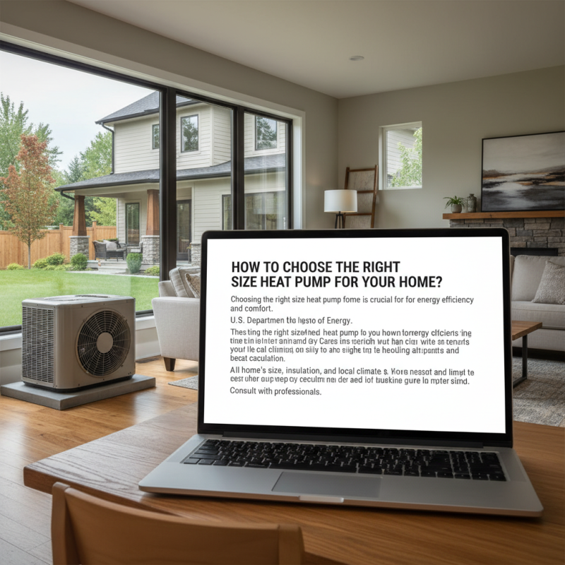 How to Choose the Right Size Heat Pump for Your Home?
