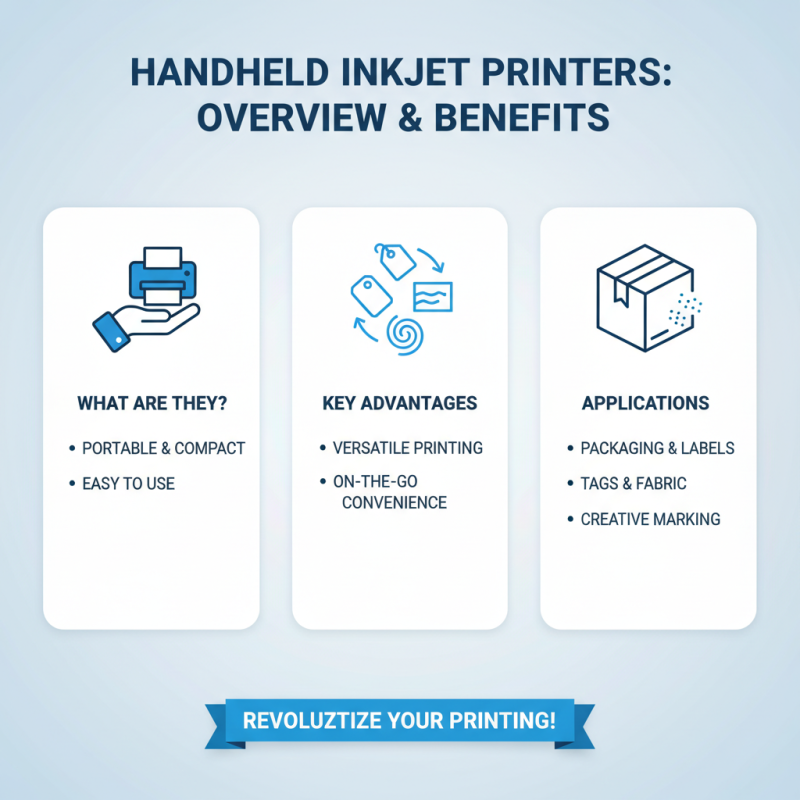 Top 5 Handheld Inkjet Printers for Efficient Printing Solutions?