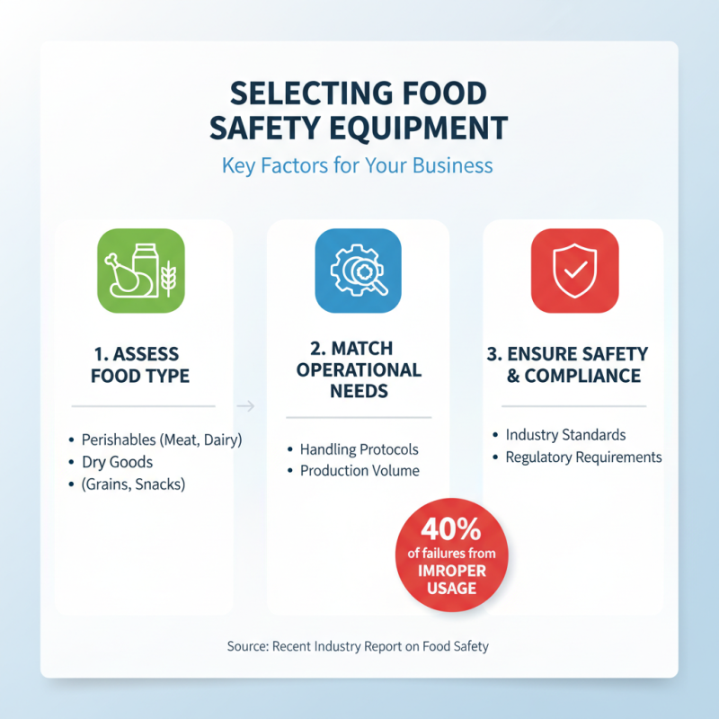 2026 How to Choose the Best Food Safety Equipment for Your Business?