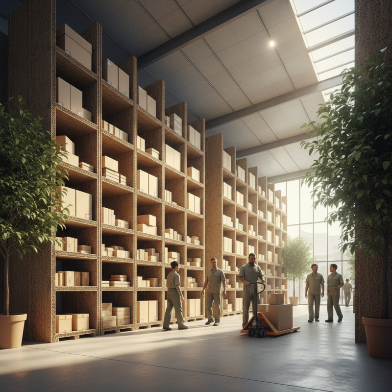 Why are corrugated racks considered eco-friendly solutions?