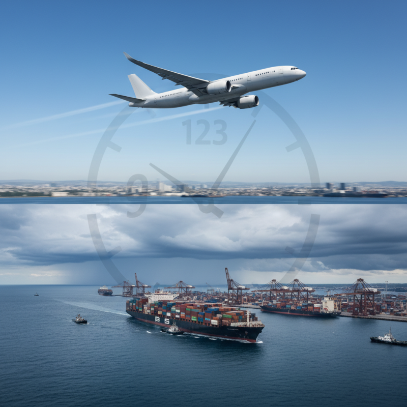 How to Explain Why Sea Freight Takes Longer than Airfreight?