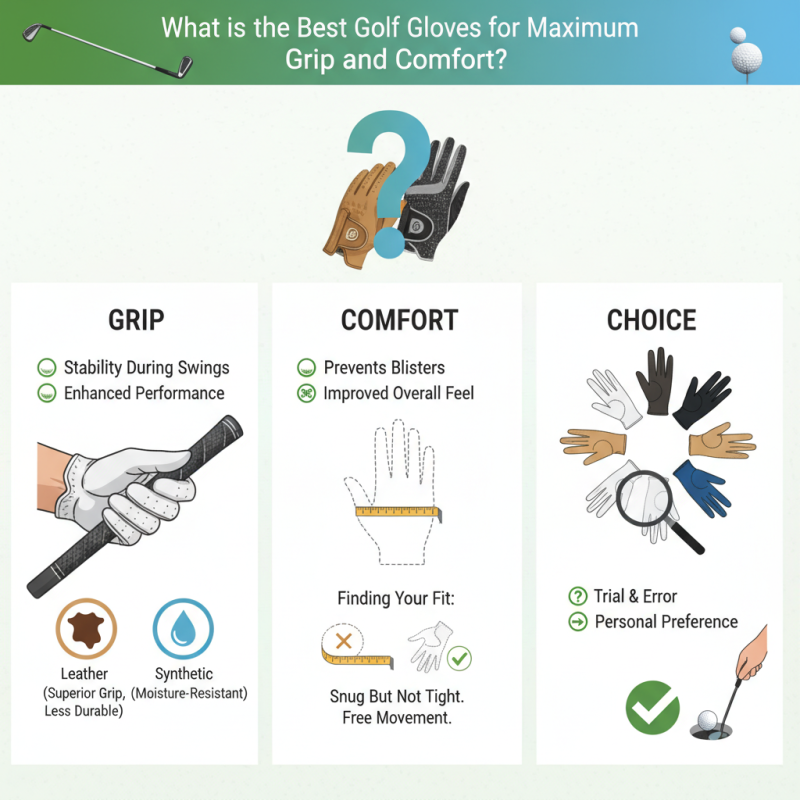 What is the Best Golf Gloves for Maximum Grip and Comfort?