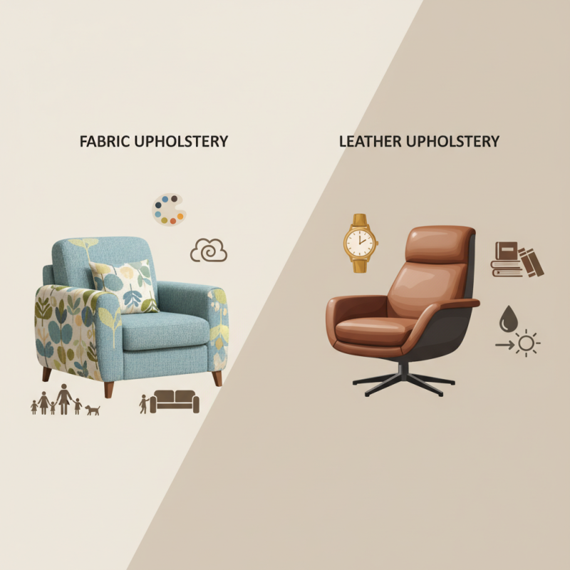 What is the Difference Between Fabric and Leather Upholstery?