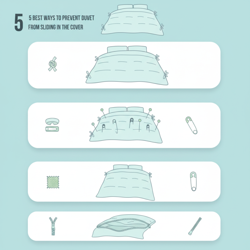 5 Best Ways to Prevent Your Duvet from Sliding in the Cover?