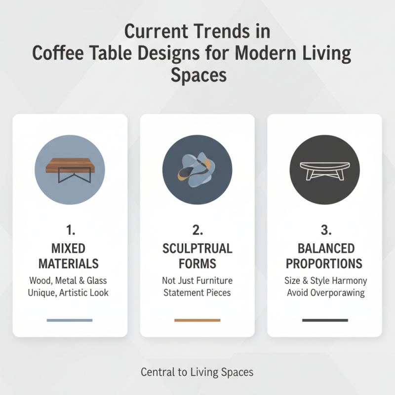 Top 5 Modern Coffee Table Trends You Should Know About?