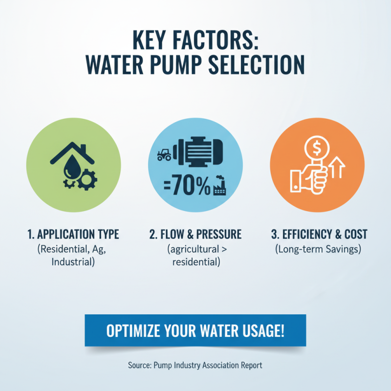 How to Choose the Right Water Pumping Systems for Your Needs?