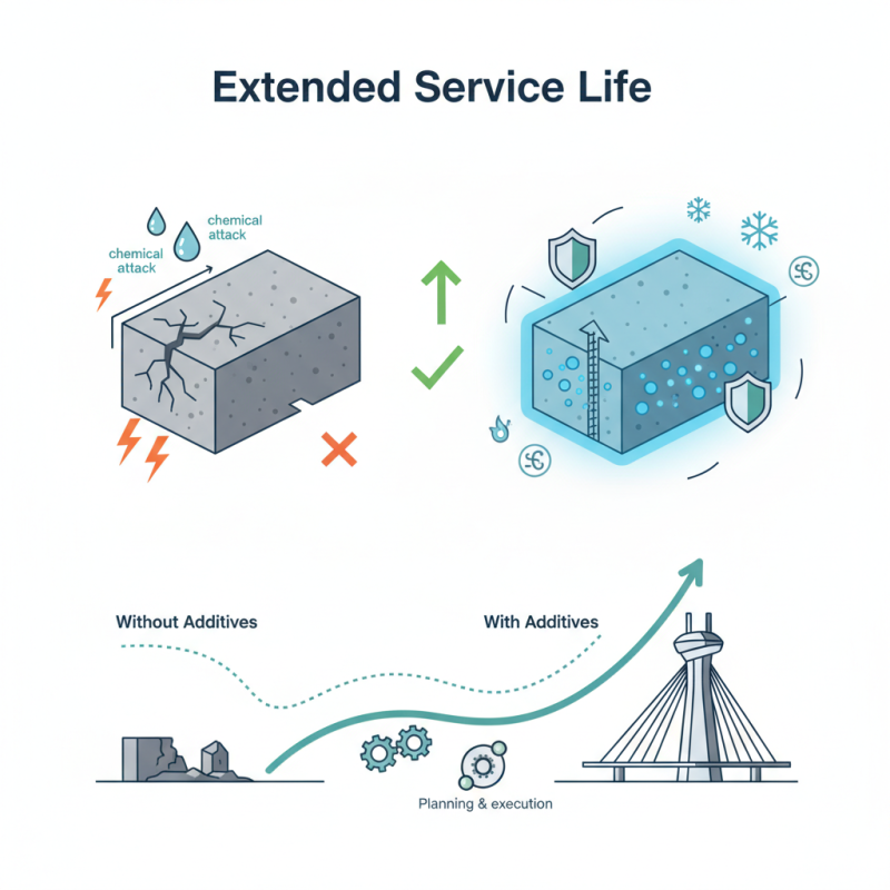 How to Extend the Service Life of Concrete Structures with Additives?