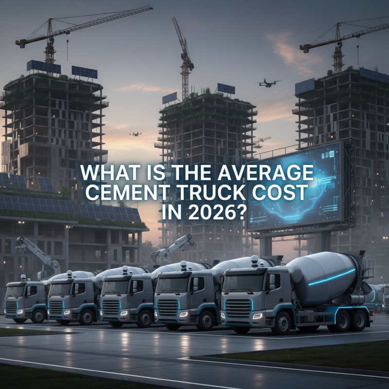 What is the Average Cement Truck Cost in 2026?
