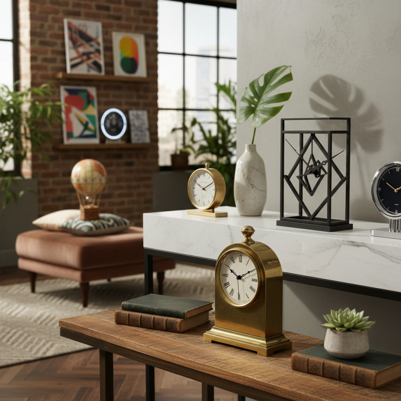 Best Decorative Table Clock Ideas for Stylish Home Decor?