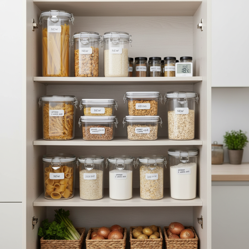 Top 10 Tips for Properly Storing Food in Kitchen Cabinets