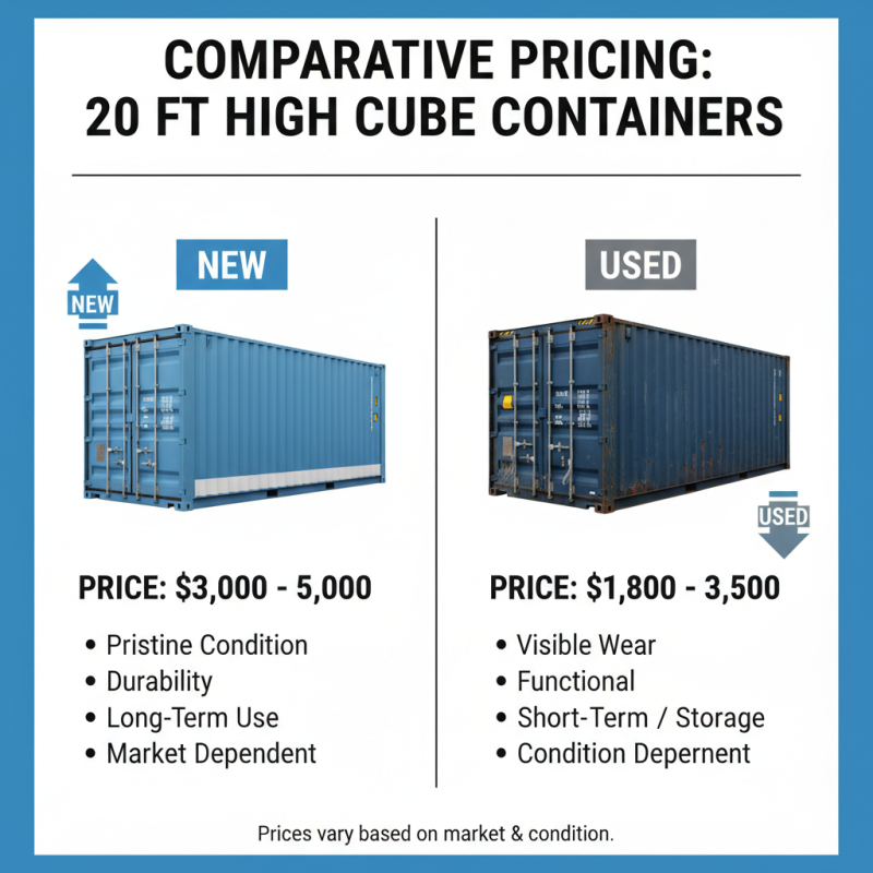 What is the Cost of a 20 ft High Cube Container?