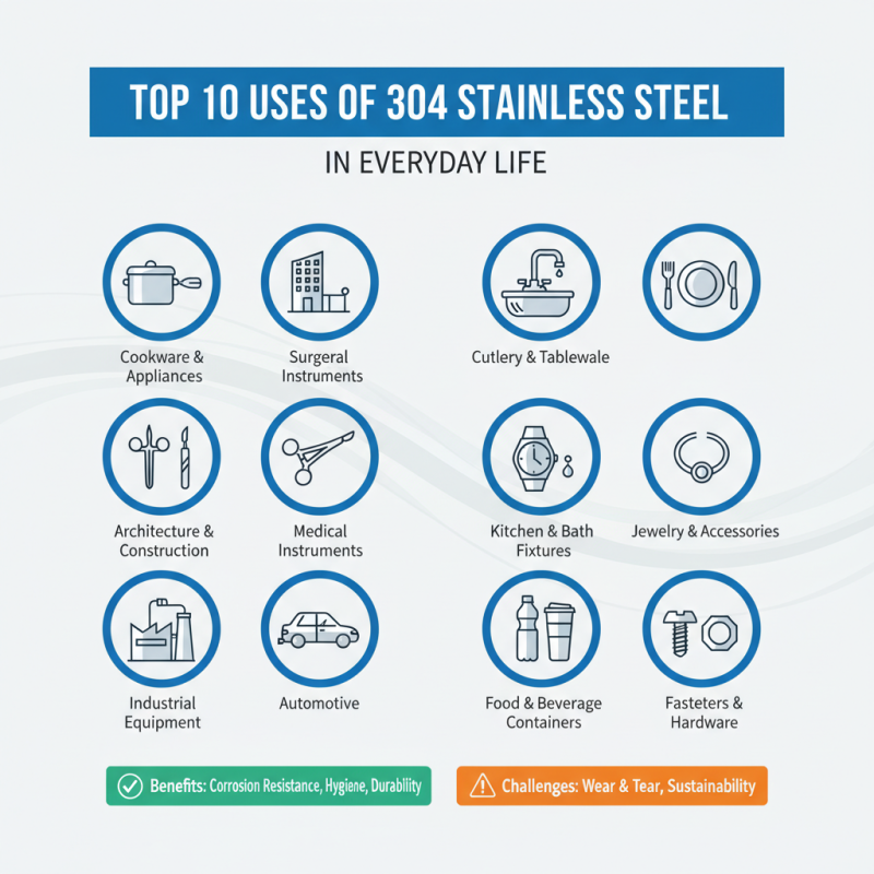 Top 10 Uses of 304 Stainless Steel in Everyday Life?