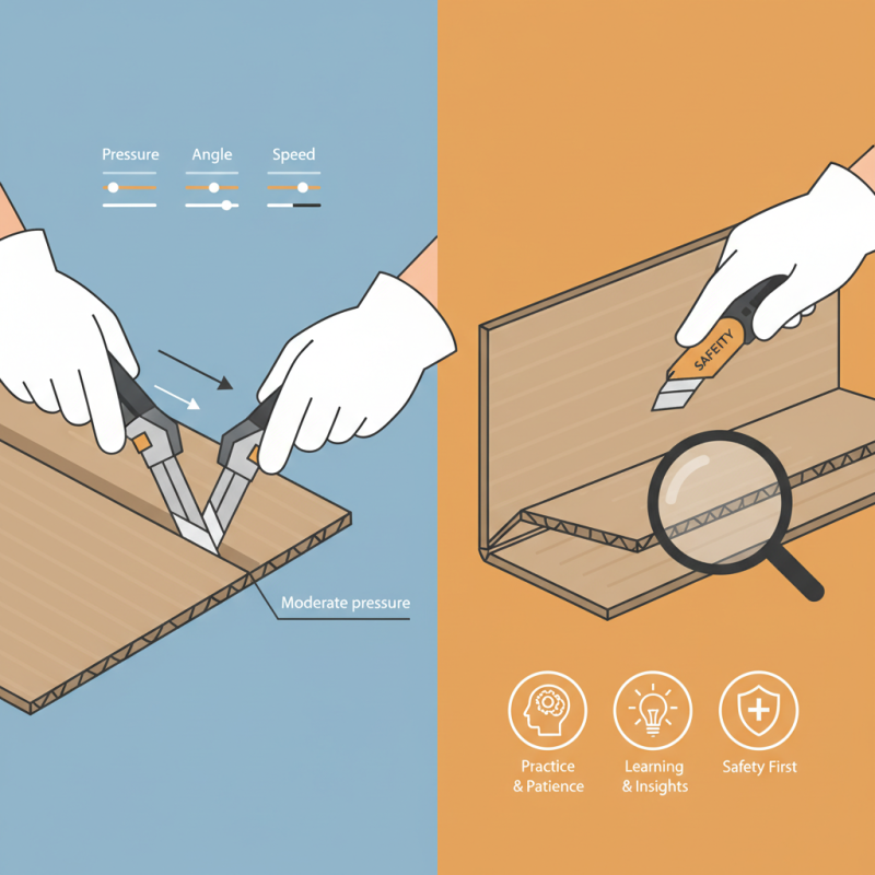 How to Effectively Cut Thick Corrugated Board with V-Cut Tool?