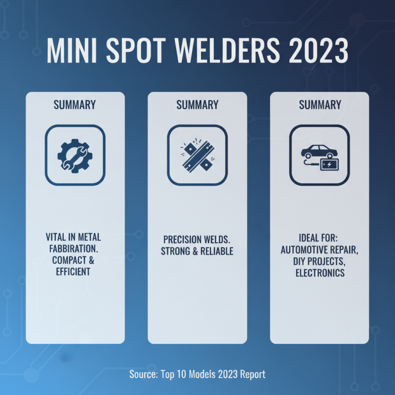 Top 10 Mini Spot Welding Machines for Global Buyers?