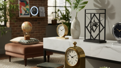 Best Decorative Table Clock Ideas for Stylish Home Decor?